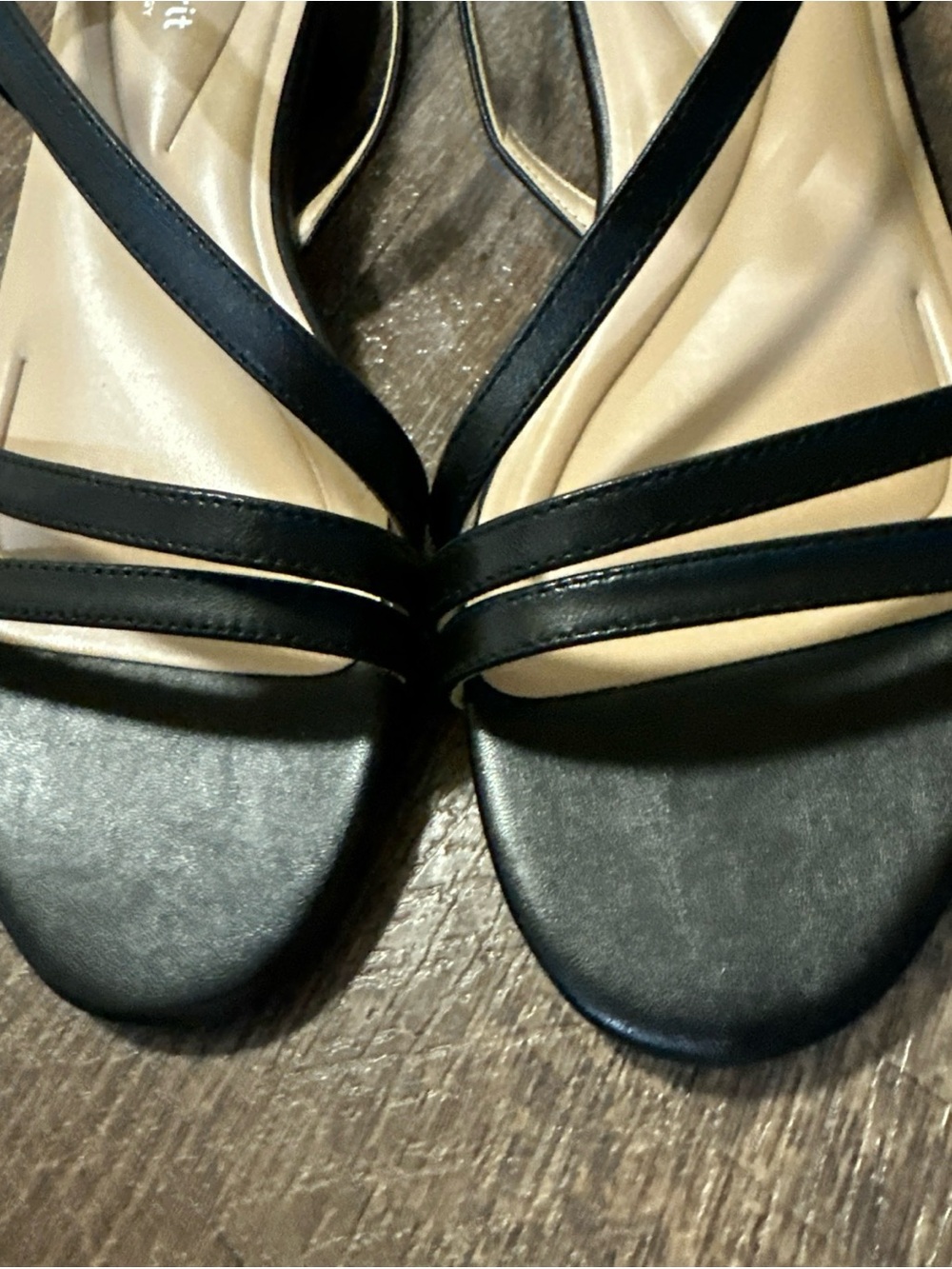 easy spirit  Women’s Black Strappy Slingback Sandals-Size 10 M - Picture 6 of 11